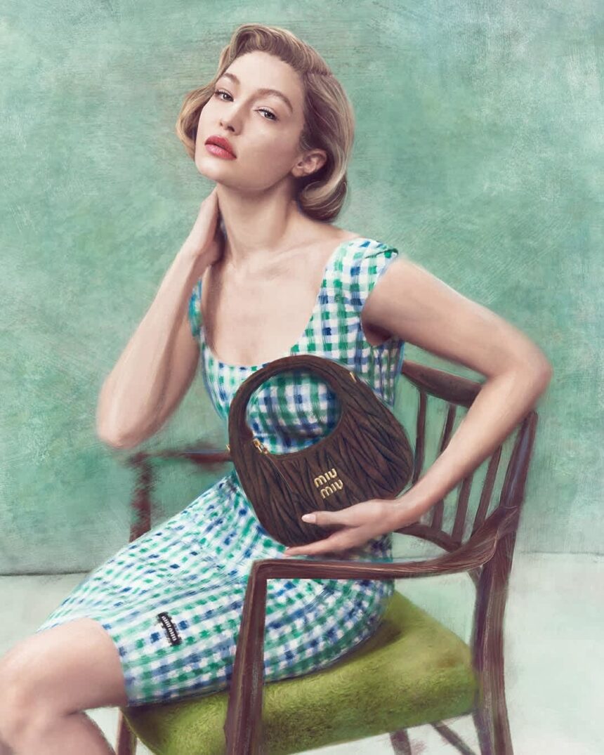 Najnowsza Kampania Miu Miu Z Gigi Haddid2