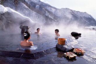 Onsen In Winter
