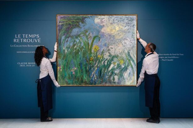 Irysy Claude Monet. aukcja kolekcji Jeanne’a Schlumberger w Paryżu