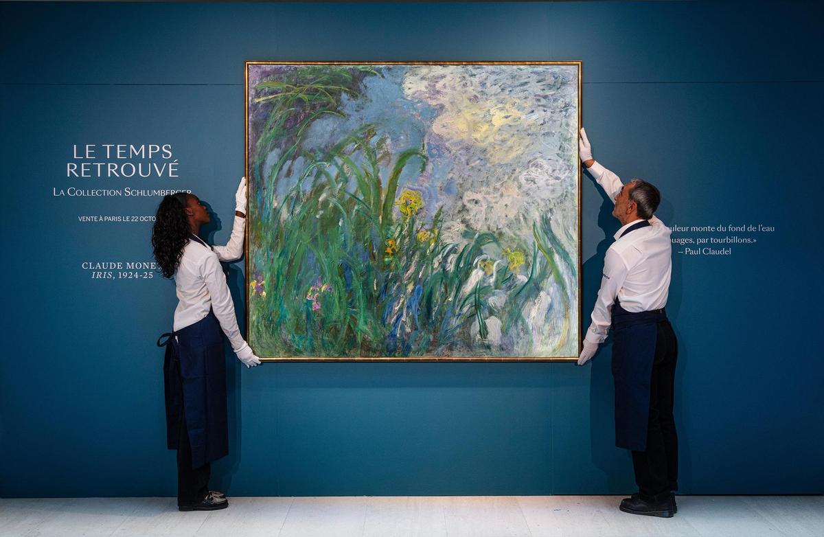 Irysy Claude Monet. aukcja kolekcji Jeanne’a Schlumberger w Paryżu